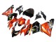 2004-2005 Kawasaki ZX10R Motorcycle Fairings - Burnt Orange Black Monster Elf UK