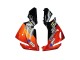 2004-2005 Kawasaki ZX10R Motorcycle Fairings - Burnt Orange Black Monster Elf UK