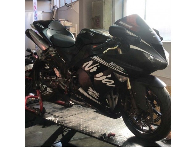 2006-2007 Kawasaki ZX10R Motorcycle Fairing - Matte Black UK