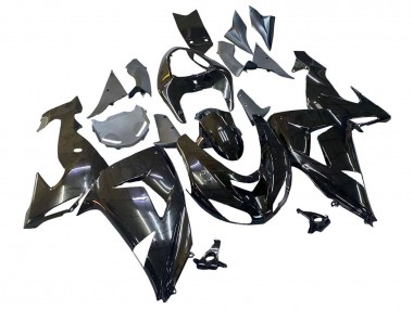 2006-2007 Kawasaki ZX10R Motorcycle Fairings - Glossy Black UK