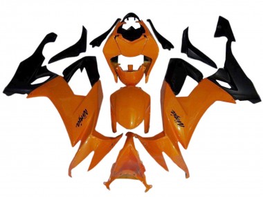 2008-2010 Kawasaki ZX10R Motorcycle Fairings - Orange Black UK