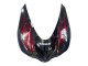 2006-2011 Kawasaki ZX14R ZZR1400 Motorcycle Fairing Kits - Glossy Black Red Flame UK
