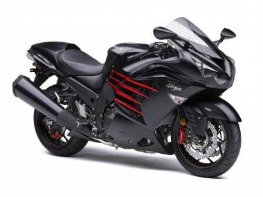 2012-2024 Kawasaki ZX14R ZZR1400 Motorcycle Fairings - Matte Black Red White Ninja UK