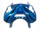2003-2004 Kawasaki ZX6R Motorcycle Fairings - Blue White Red Shark UK