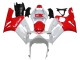 2003-2004 Kawasaki ZX6R Motorcycle Fairings - White Red UK
