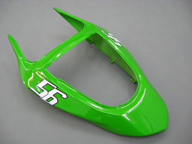2003-2004 Kawasaki ZX6R Motorcycle Fairings - Green White Black Elf Bridgestone UK
