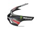 2007-2008 Kawasaki ZX6R Motorcycle Fairings - Black White Red with White Snow Decal Ninja Elf UK