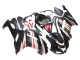2007-2008 Kawasaki ZX6R Motorcycle Fairings - Black Silver Red Ninja UK