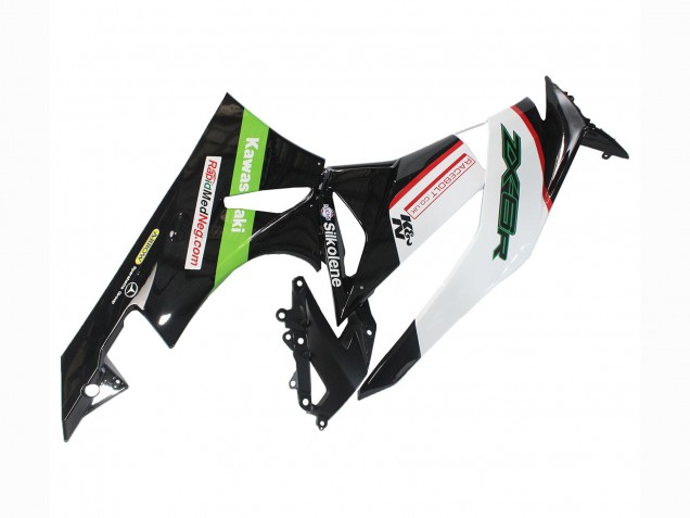 2009-2012 Kawasaki ZX6R Motorcycle Fairings - White Red Black Green UK