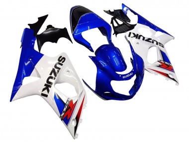 2000-2002 Suzuki GSXR1000 Motorcycle Fairings - White Blue Red UK
