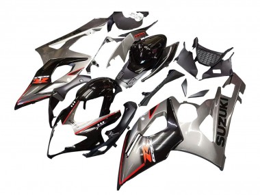 2005-2006 Suzuki GSXR 1000 Motorcycle Fairing - Silver Black Red UK
