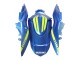2009-2016 Suzuki GSXR 1000 Motorcycle Fairings - Light Blue Green Red Motul UK