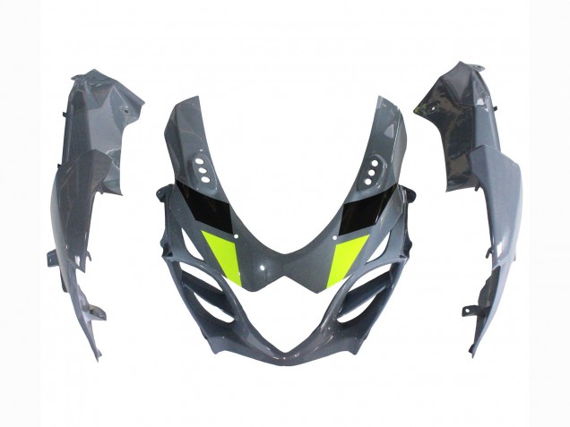 2009-2016 Suzuki GSXR 1000 Motorcycle Fairings - Grey Neon Yellow Black Motul UK