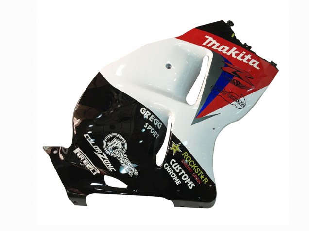 1996-2007 Suzuki GSXR 1300 Hayabusa Motorcycle Fairings - White Blue Red Makita Black UK
