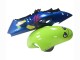 1996-2007 Suzuki GSXR 1300 Hayabusa Motorcycle Fairings - Blue Green Shark 46 UK