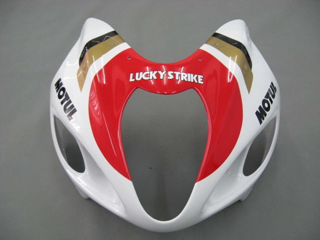 1996-2007 Suzuki GSXR 1300 Hayabusa Motorcycle Fairings - White Red Motul UK