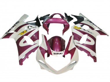 2001-2003 Suzuki GSXR 600 / GSXR 750 Motorcycle Fairings - White Pink Yellow UK