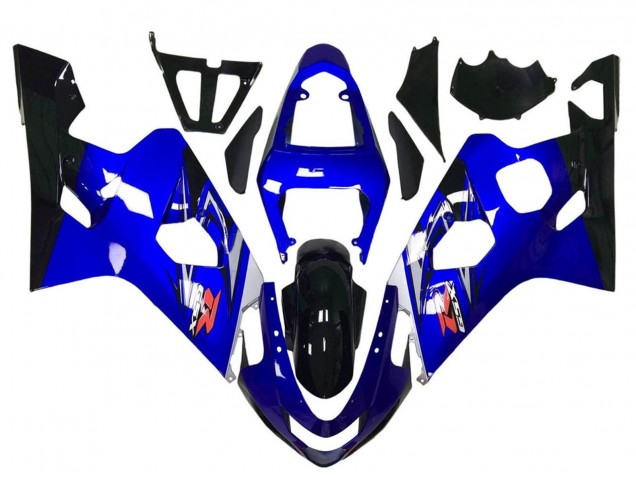 2004-2005 Suzuki GSXR 600 / GSXR 750 Motorcycle Fairing - Blue White Black UK