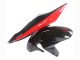 2004-2005 Suzuki GSXR 600 / GSXR 750 Motorcycle Fairings - Glossy Black Red Jordan Michelin UK