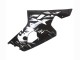 2004-2005 Suzuki GSXR 600 / GSXR 750 Motorcycle Fairing - White Black UK