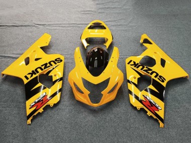 2004-2005 Suzuki GSXR 600 / GSXR 750 Motorcycle Fairings - Yellow Black UK
