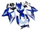 2008-2010 Suzuki GSXR 600 / GSXR 750 Motorcycle Fairing Kits - Blue White Red UK