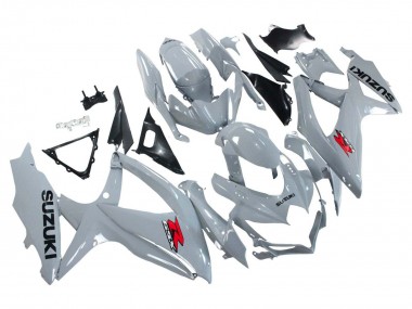 2008-2010 Suzuki GSXR 600 / GSXR 750 Motorcycle Fairings - Glossy Grey UK