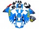 2011-2024 Suzuki GSXR 600 / GSXR 750 Motorcycle Fairings - Blue Gold Red Black Rizla UK