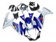 2011-2024 Suzuki GSXR 600 / GSXR 750 Motorcycle Fairing - White Blue Red UK