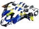 2011-2024 Suzuki GSXR 600 / GSXR 750 Motorcycle Fairings - Blue Yellow UK