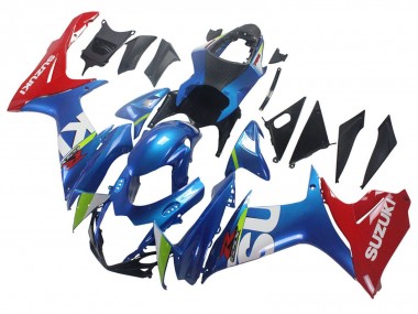 2011-2024 Suzuki GSXR 600 / GSXR 750 Motorcycle Fairings - Blue Red UK