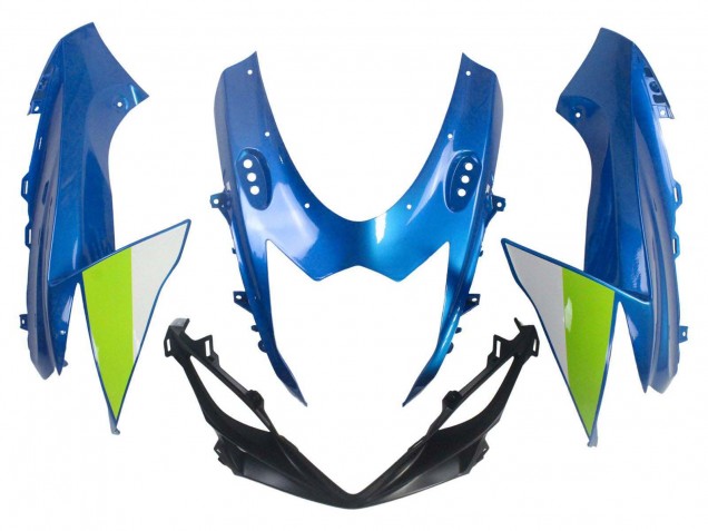 2011-2024 Suzuki GSXR 600 / GSXR 750 Motorcycle Fairings - Blue Red UK