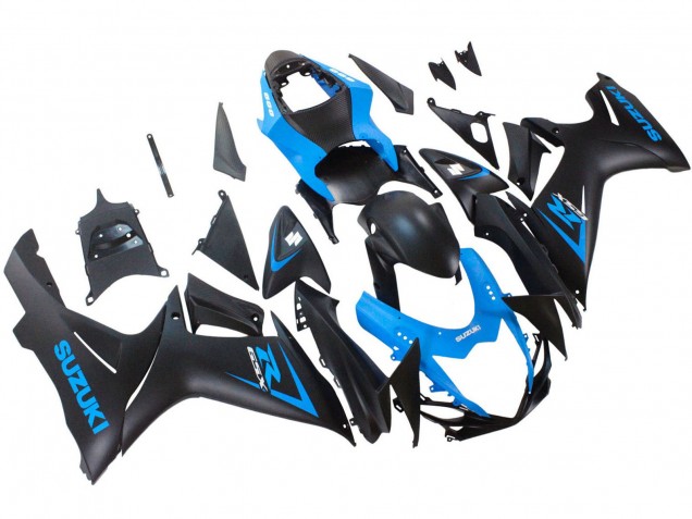 2011-2024 Suzuki GSXR 600 / GSXR 750 Motorcycle Fairing - Blue Matte Black UK