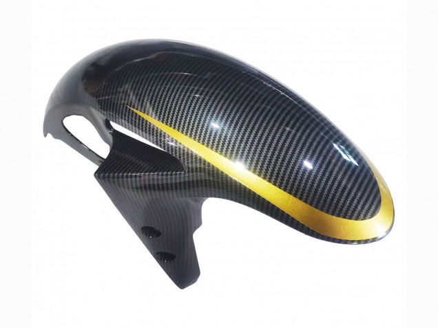 2019-2021 Yamaha YZF R3/R25 Motorcycle Fairings - Gold Black Carbon Fiber UK