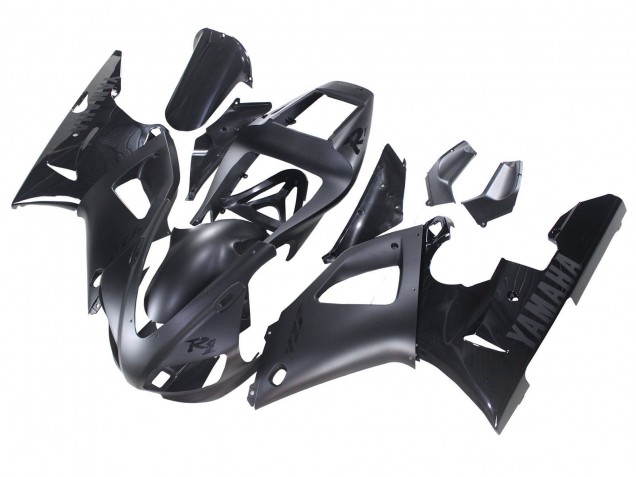 1998-1999 Yamaha YZF 1000 R1 Motorcycle Fairings - Matte Black Glossy Black UK
