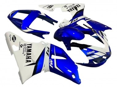 1998-1999 Yamaha YZF 1000 R1 Motorcycle Fairings - White Blue Black UK