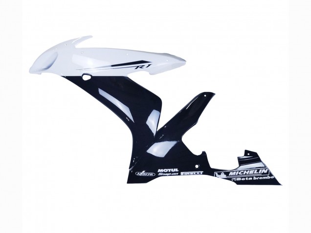 2004-2006 Yamaha YZF 1000 R1 Motorcycle Fairings - Glossy Black White Motul UK