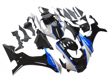 2015-2019 Yamaha YZF 1000 R1 Motorcycle Fairings - Silver Blue Glossy Black UK