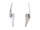 2015-2019 Yamaha YZF 1000 R1 Motorcycle Fairings - Silver Blue Glossy Black UK
