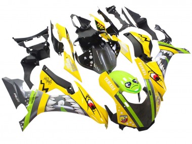 2015-2019 Yamaha YZF 1000 R1 Motorcycle Fairings - Yellow Green Shark UK