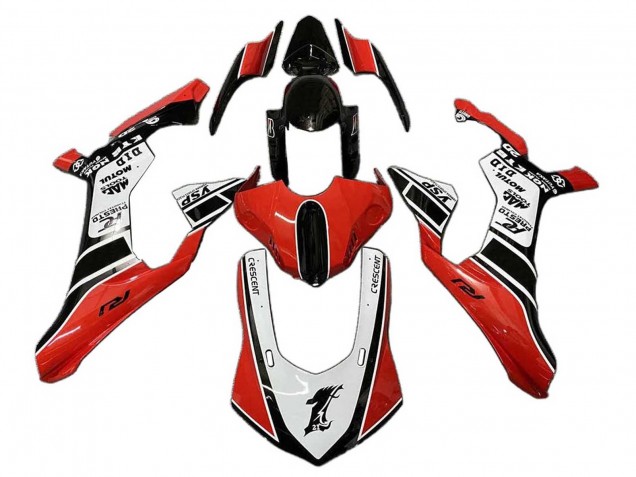2020-2025 Yamaha YZF 1000 R1 Motorcycle Fairing - White Red Black UK