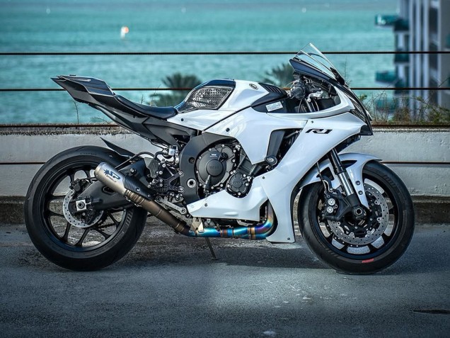2020-2025 Yamaha YZF 1000 R1 Motorcycle Fairing - White UK