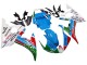 2003-2004 Yamaha YZF R6 Motorcycle Fairings - White Blue Green Red Kastinee Dunlop Motul UK