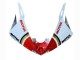 2006-2009 Yamaha YZF R6S Motorcycle Fairings - White Red Lucky Strike Motul UK