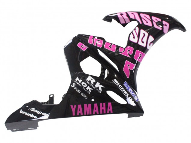2006-2009 Yamaha YZF R6S Motorcycle Fairings - Yellow Pink Glossy Black Rossi Repsol 46 UK