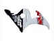 2006-2009 Yamaha YZF R6S Motorcycle Fairings - White Red Glossy Black Motul UK