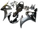 2005 Yamaha YZF 600 R6 Motorcycle Fairings - Glossy Black Matte Black Gold UK