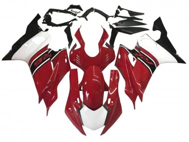 2017-2023 Yamaha YZF 600 R6 Bike Fairings - White Red Black UK