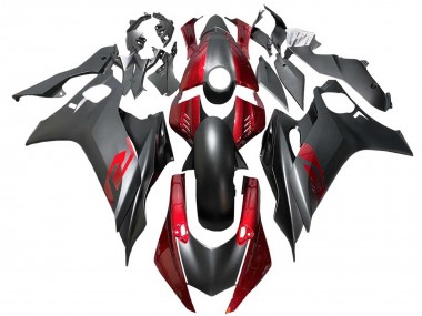 2017-2023 Yamaha YZF 600 R6 Motorcycle Fairings - Red Matte Black UK