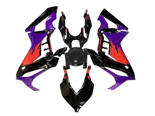 2019-2020 Honda CBR650R Motorcycle Fairings - Purple Red Glossy Black UK